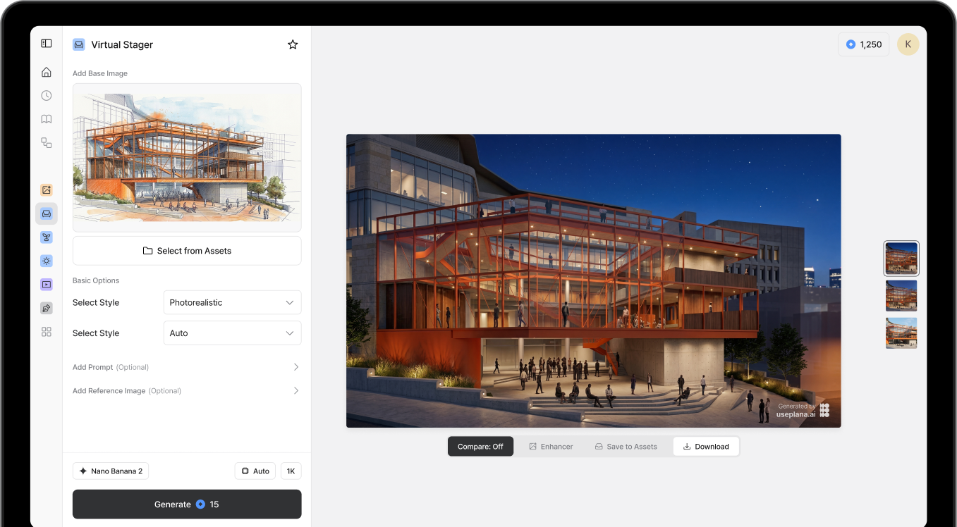 PLANA Virtual Stager UI